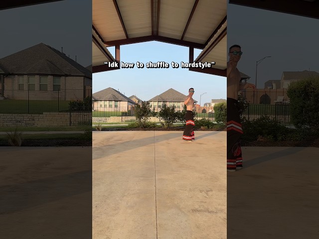 How to Shuffle to Hardstyle 🔥 | Shuffle Combo Tutorial