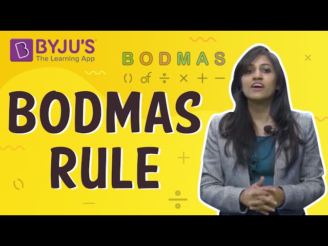 BODMAS Rule