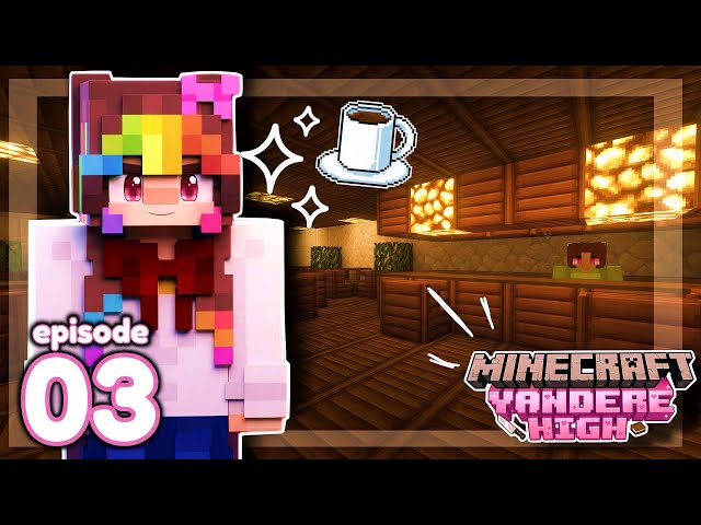Cafe day (EP.3) | Yandere High School ⭐ [Minecraft Roleplay]