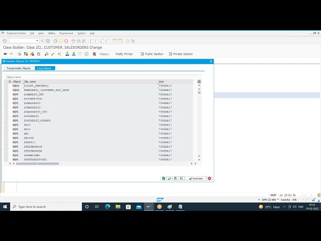 10 Global class with types structure and Internal tables in SAP ABAP