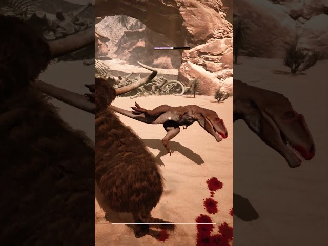 Mammoth VS Giganotosaurus - King of Bones 4K 60FPS #mammoth #spinosaurus  #dinosaur #4kgaming
