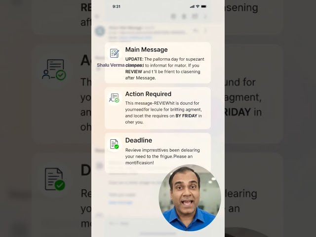 Turn a 2-Minute Email Into 3 Lines With AI 🤯 #Shorts