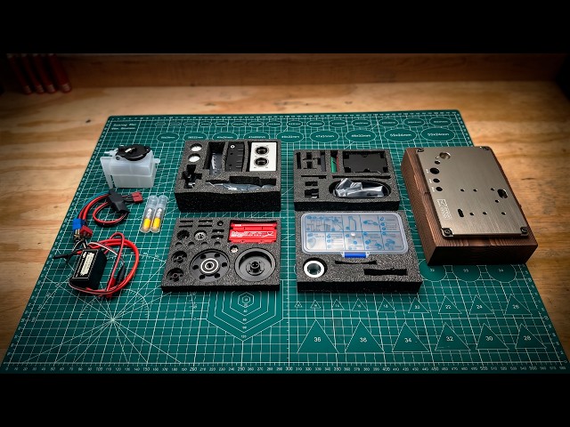 FULL BUILD of a Tiny 7cc INLINE-TWIN GASOLINE ENGINE That Actually Runs!