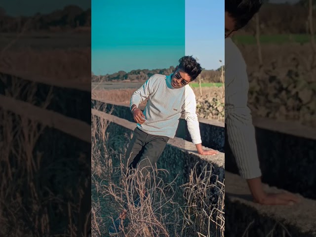 How edit cyan and black tone 🔥 #shorts #ytshorts #editing #lightroomediting