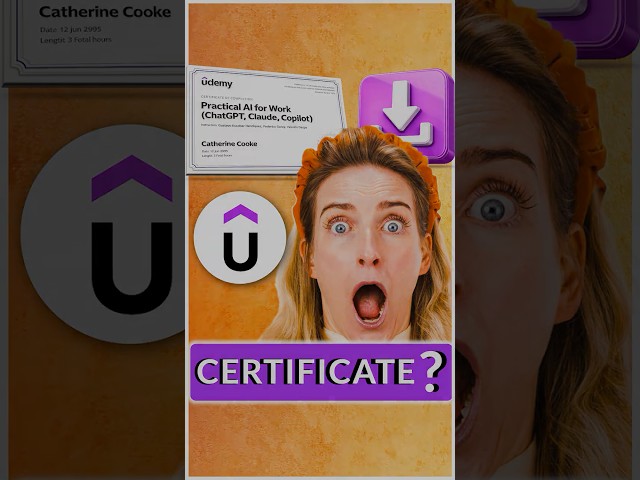 Your Udemy Certificate is Missing? Do This Now