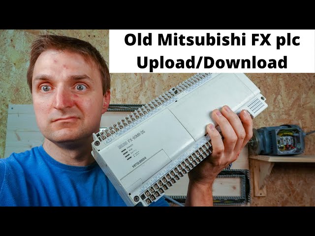How to program old Mitsubishi FX plc using GX Developer Upload/Download I/O test (English)