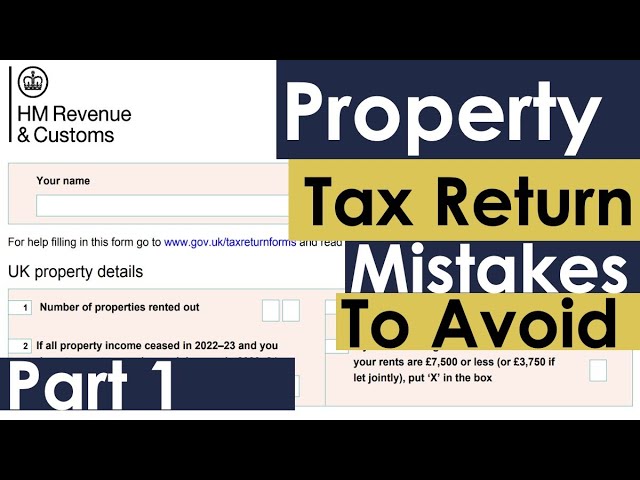 Self-Assessment Rental Income Mistakes To Avoid: Part 1