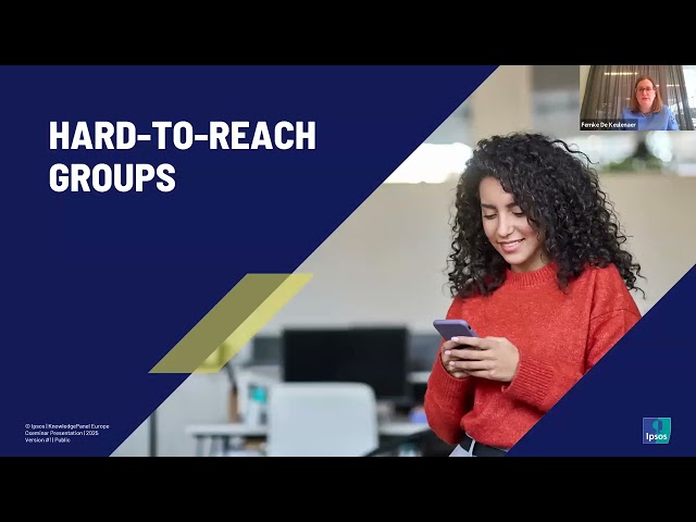 Strategies for recruiting and engaging hard-to-reach groups in KnowledgePanel Europe