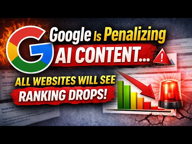Google Is Penalizing AI Content… All Websites Will See Ranking Drops 🚨#seo #seotips #seoupdate