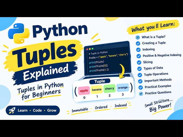 Tuples in Python | Python Tutorial for Beginners