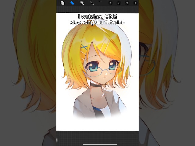 that app is amazing #art #digitalart #xiaohongshu #kagaminerin