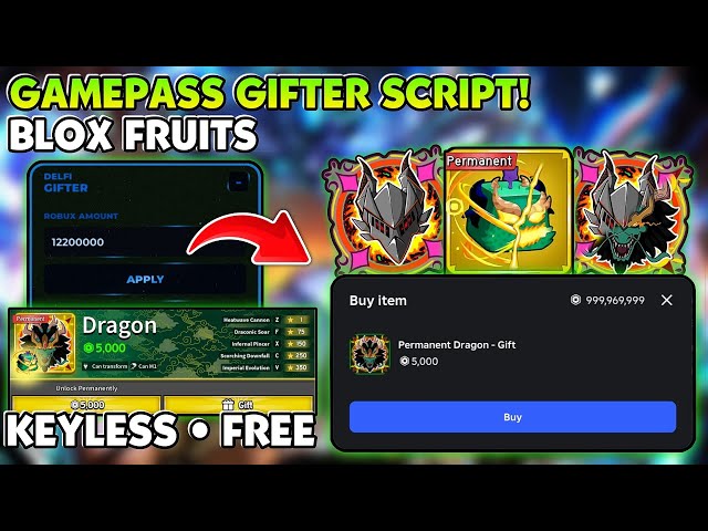 [FIXED🐲] GamePass Gifter Script Blox Fruits Script! 🔥 | NO KEY • UNDETECTED • OVERPOWERED