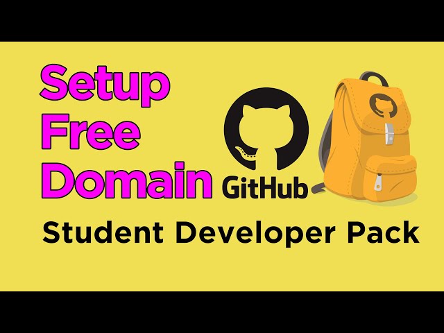 Free Domain and Web Hosting with GitHub Student Developer Pack and Namecheap