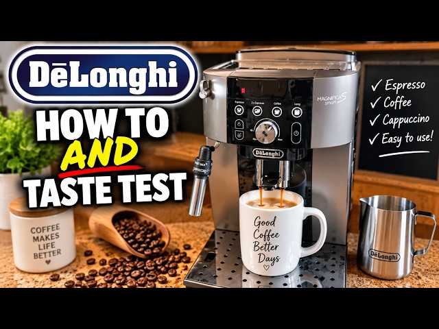 De'Longhi Magnifica  Perfect Bean-to-Cup Coffee at Home!