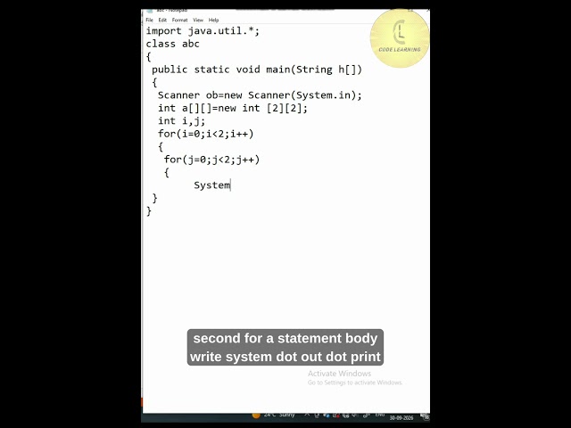 java module | Array 'part 7' | CodeLearning