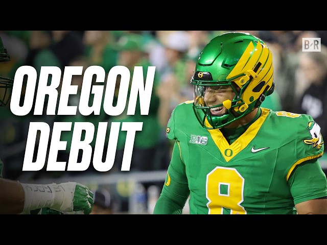 Dylan Raiola Throws 3 TDs in His Oregon Debut