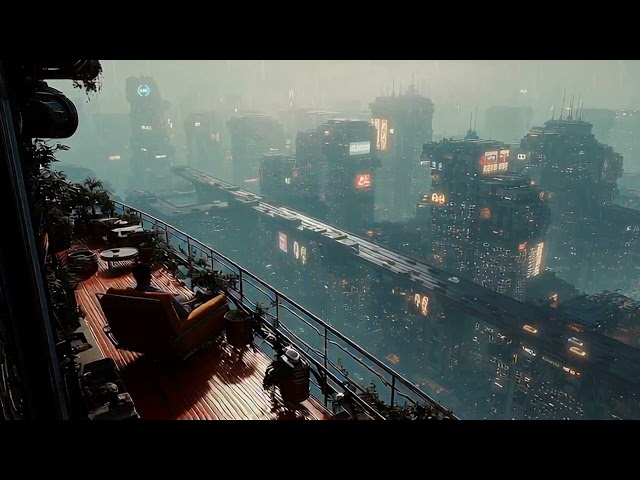 Rooftop  *  Relaxing Blade Runner Vibes Soundscape
