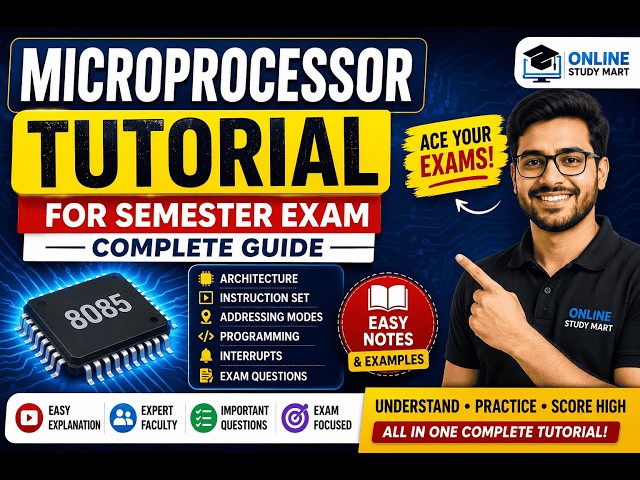 Microprocessor Tutorial for Semester Exam | Complete Guide | Online Study Mart