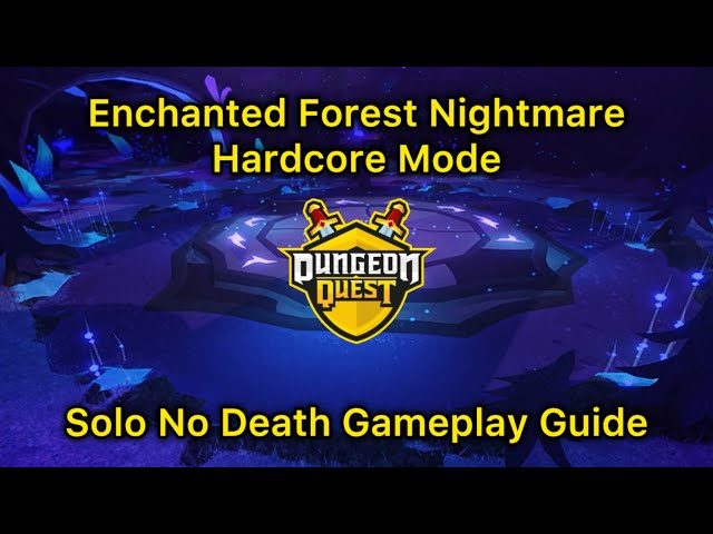 How to Beat Enchanted Forest on Hardcore | Dungeon Quest Reborn