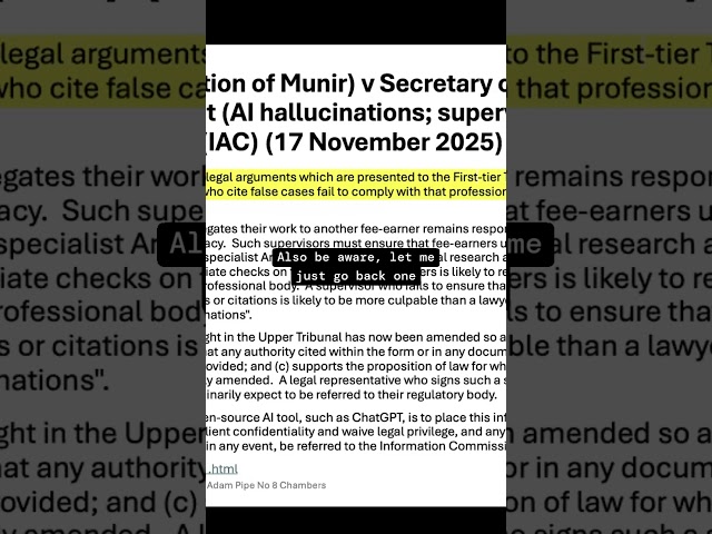 AI in Law: Accuracy & Confidentiality #immigration #immigrationlaw #ai