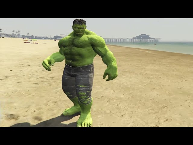 HULK Insane Destruction in GTA 5