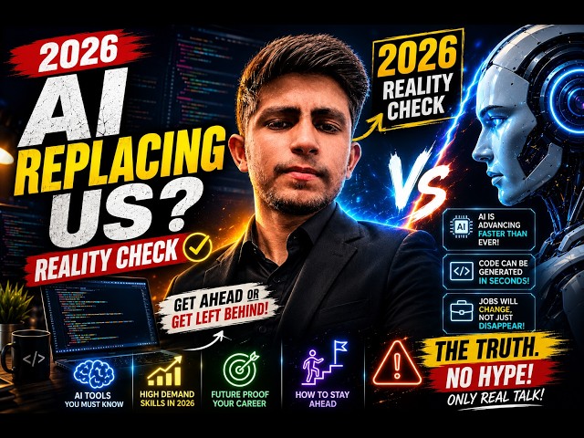 Is AI Replacing Developers in 2026? | Reality Check + AI Tools You Must Know 🤖💻 #ai #tech