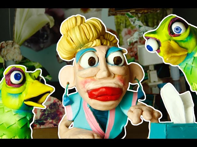 BIRD TAKING OFF MAKEUP ANIMATION
