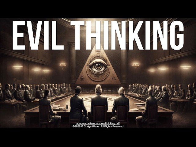 Evil Thinking - A Message By: G. Craige Lewis if EX Ministries