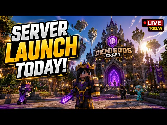 DEMIGODS CRAFT SERVER | JOIN NOW & START YOUR EPIC JOURNEY! [DAY - 76]