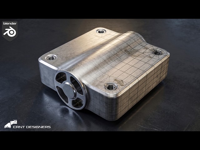 Blender Hard Surface Modeling to Create This Mechanical Part