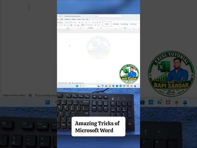 Amazing Microsoft Word Shortcuts For Beginners! #wordtips #officetips