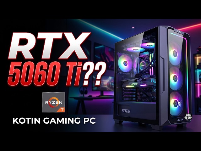 KOTIN Gaming PC Review – Ryzen 7 8700F + RTX 5060 Ti 8GB!