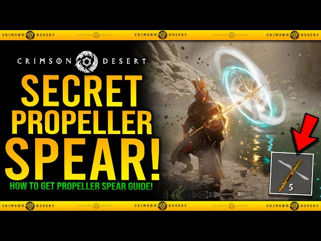 Crimson Desert - How To Get Propeller Spear - INSANE PROPELLER SPEAR Uses WIND To Damage Enemies
