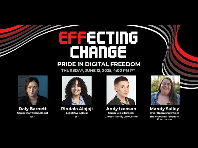 EFFecting Change: Pride in Digital Freedom