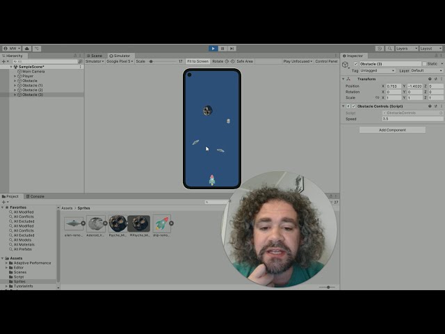 Lesson 16, Part 1 Building Falling Objects For Our 2D Mobile Unity Game 🎮