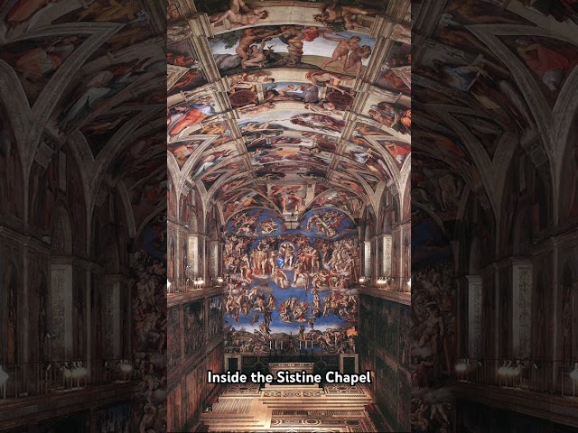 Inside the Sistine Chapel #sistinechapel