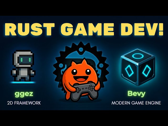 Rust for Game Dev 🎮 | Bevy & ggez Explained — Build Games with Rust!