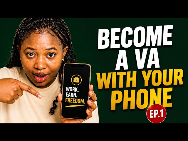 I Became A Virtual Assistant With ONLY My Phone. Here's How. (Ep. 1)