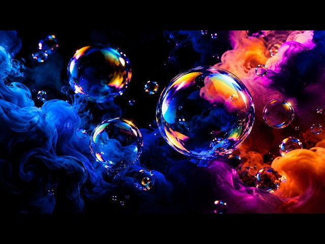🫧 Satisfying Smoky Bubble | 4K OLED Screensaver & Background Music