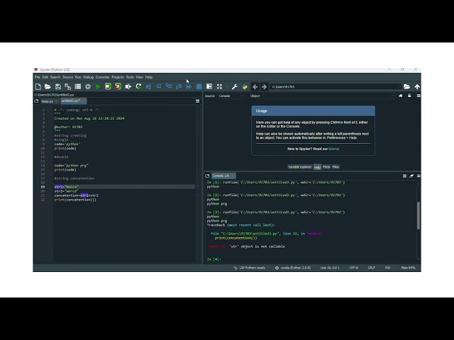 "Learn Python Strings Step by Step | Coding for Beginners"