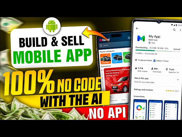 Build Mobile Apps and Sell it | No Code Mobile Apps building with AI