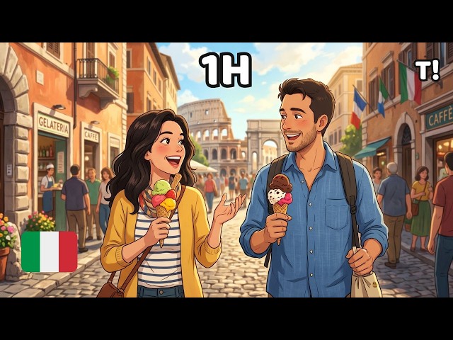 1 Hour of Everyday Italian Dialogues 🇮🇹 | Beginner A1–A2 Listening Training