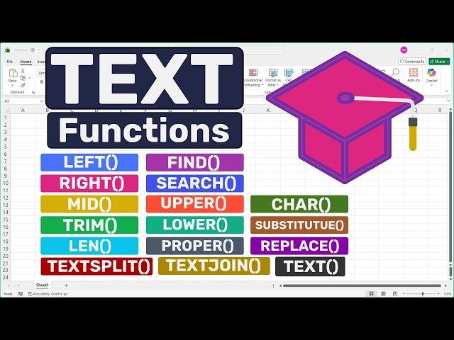 Excels Most Useful Text Functions