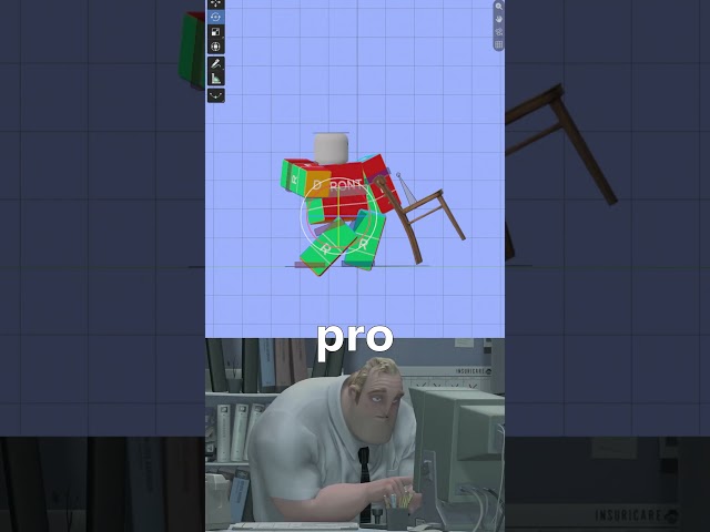 Roblox Animator: Noob vs Pro Chair Throw 🪑💥
