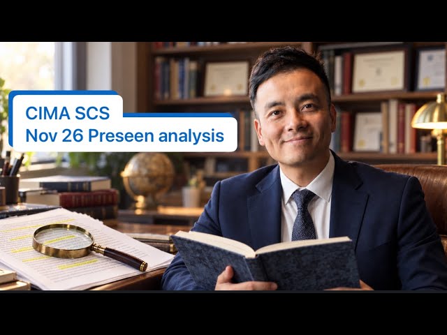 CIMA Strategic Case Study SCS Preseen Vennlisk November 2026 Part 1
