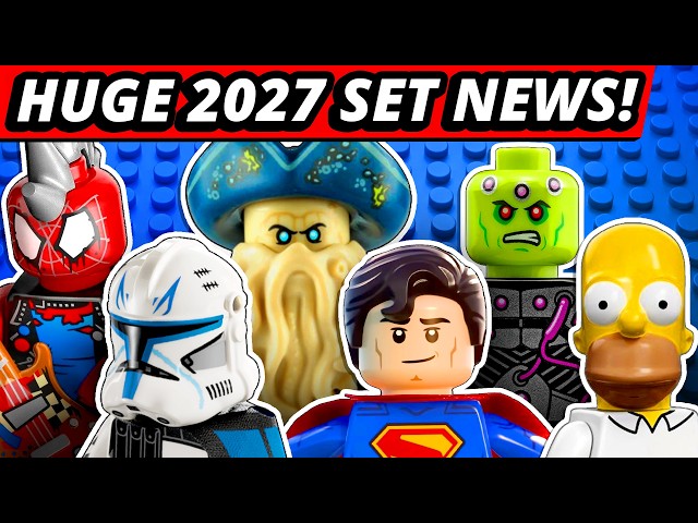 2027 LEGO Superman Daily Planet! LOTR Helm's Deep! Pirates Flying Dutchman! UCS Millennium Falcon!