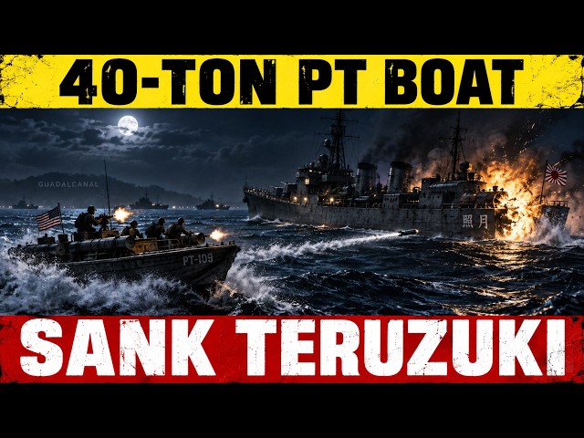 What Happened When A 40 Ton Wooden Boat Fired Torpedoes At Japan's Biggest Destroyer