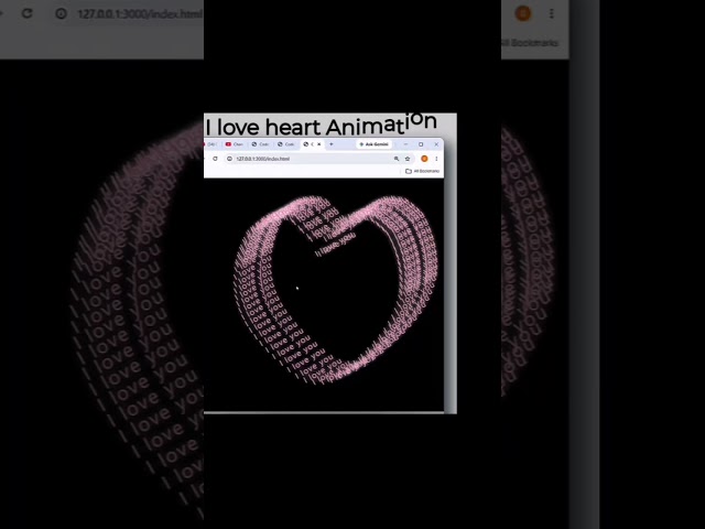 HTML&CSS #short #video #youtubeshorts @Noorix_academy heart, heart animations#heart ❤️