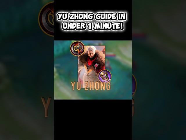 Yu Zhong Guide In 1 Minute!