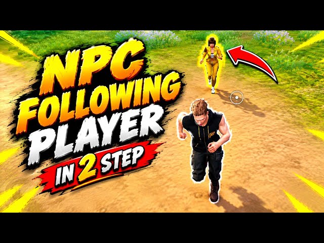 How To Make NPC Follows Player Script in craftland freefire | Craftland tutorial
